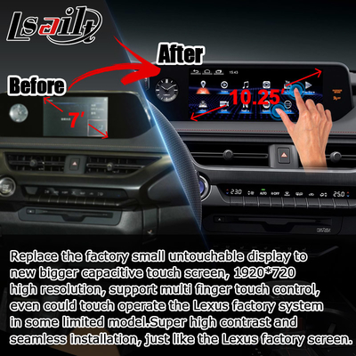 Màn hình cảm ứng Android Carplay Lexus cho UX200 UX250h DSP Điều chỉnh Android auto