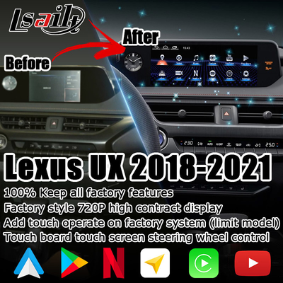 Màn hình cảm ứng Android Carplay Lexus cho UX200 UX250h DSP Điều chỉnh Android auto