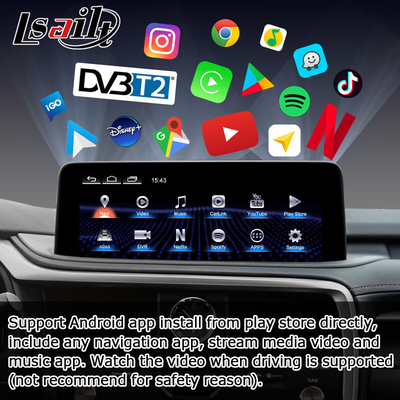 HD 12.3 inch Android màn hình nâng cấp cho Lexus RX350 RX450h Lsailt Android Auto Carplay