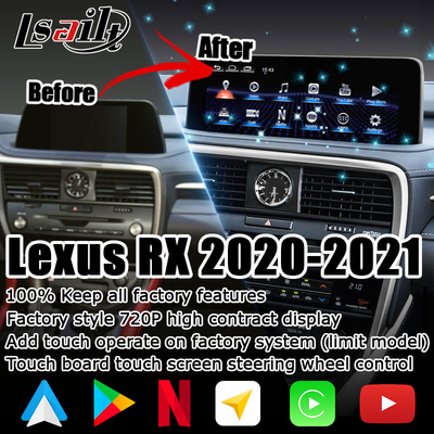 HD 12.3 inch Android màn hình nâng cấp cho Lexus RX350 RX450h Lsailt Android Auto Carplay