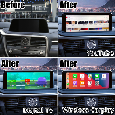 HD 12.3 inch Android màn hình nâng cấp cho Lexus RX350 RX450h Lsailt Android Auto Carplay