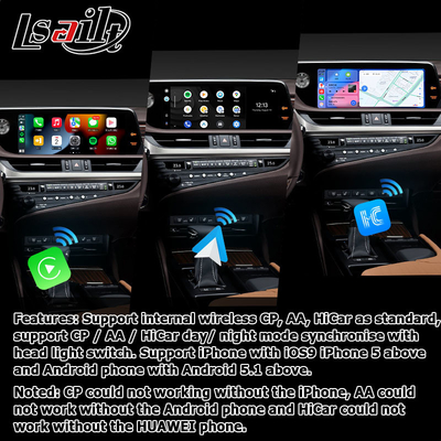 Lexus ES300h nâng cấp màn hình cảm ứng 12.3" Android Auto Carplay bởi Lsailt