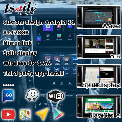 Giao diện GPS Carplay, hộp điều hướng Android 13 8+128GB cho Infiniti Q50 / Q60