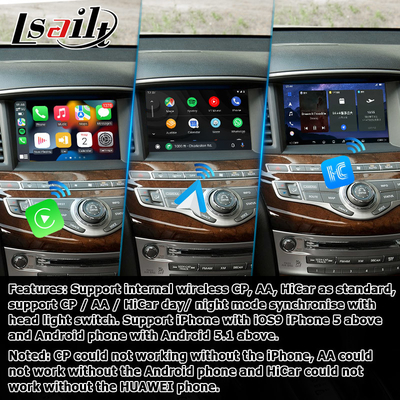 Infiniti QX60 GPS Android Auto Carplay Hệ thống điều hướng Multimedia Giao diện Android 11 8+128GB