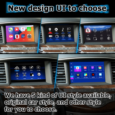 Infiniti QX60 GPS Android Auto Carplay Hệ thống điều hướng Multimedia Giao diện Android 11 8+128GB