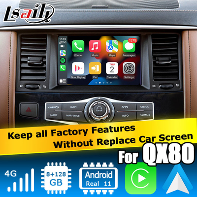 Carplay Android Auto Multimedia Interface Box Video Interface Infiniti QX80 2018