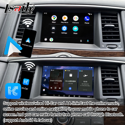 Lsailt Smart Infotainment Module cho Nissan Patrol 2017-2019 Hệ thống tích hợp đa phương tiện trong xe bao gồm CarPlay