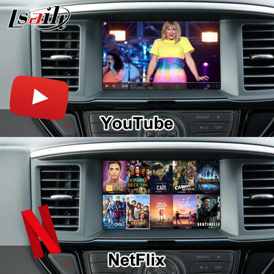 Lsailt 8GB giao diện đa phương tiện Android cho Nissan Pathfinder R52 2018-Patrol Carplay Android Auto Wireless Module