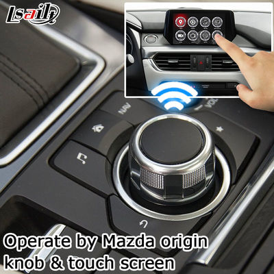 Mazda 6 Atenza GPS Navigation Box giao diện video tùy chọn giao diện carplay android auto