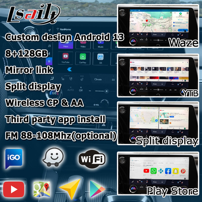 Lexus RX 2023 giao diện video Android 11 được hỗ trợ bởi Qualcomm RX350h RX500h RX350 RX450h+
