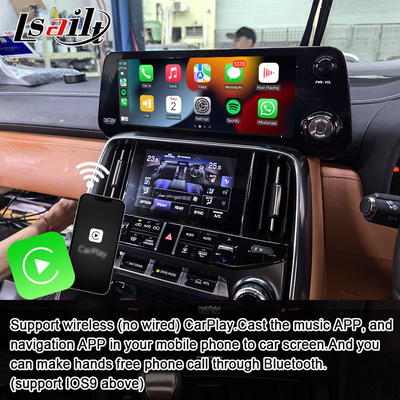 Lsailt Qualcomm Android Video Interface cho Lexus LX600 LX500d RX ES NX 2021- Hỗ trợ YouTube, NetFlix, CarPlay không dây