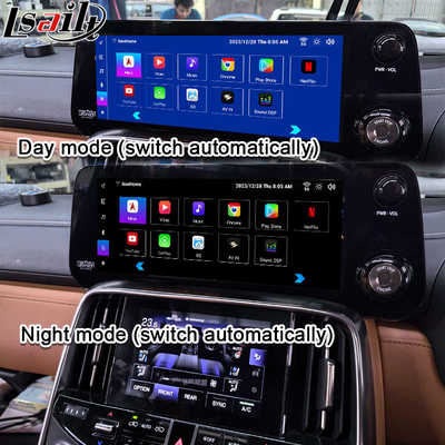 Lsailt Qualcomm Android Video Interface cho Lexus LX600 LX500d RX ES NX 2021- Hỗ trợ YouTube, NetFlix, CarPlay không dây