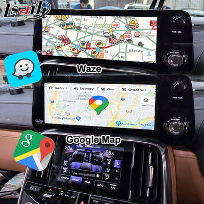 Lsailt Qualcomm Android Video Interface cho Lexus LX600 LX500d RX ES NX 2021- Hỗ trợ YouTube, NetFlix, CarPlay không dây