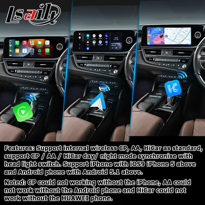 Lexus ES300h ES350 ES250 2023 Android 13 giao diện đa phương tiện dựa trên Qualcomm 6125