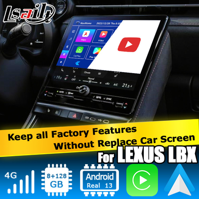 Lexus LBX 2023 sẽ giới thiệu Android 13 Qualcomm 6125 cơ sở 8+128GB giao diện video