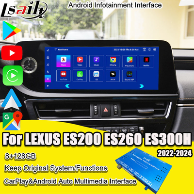 8 + 128GB Android Infotainment Module cho Lexus ES 2022-2024 RX NX LX GX LS... với YouTube, NetFlix, Google Play, Waze