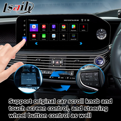 Lexus LS500h LS500 LS350 2022 giao diện video Android 13 8 + 128GB dựa trên Qualcomm