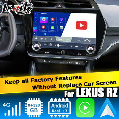 Lexus RZ Android 13 giao diện đa phương tiện 8+128GB Qualcomm Octa core carplay android auto