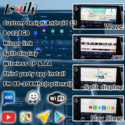 Lexus TX550h+ TX350 TX500h Giao diện video Android 13 với Octa core 2.0Ghz 8+128GB carplay