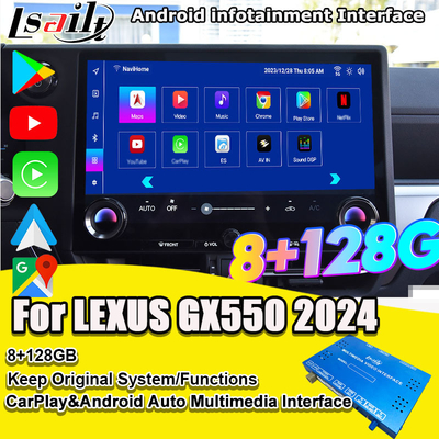 Pin to Pin Android Infotainment Interface cho Lexus GX550 2024 RX NX LX ES Bao gồm YouTube, NetFlix, Google Play, Waze