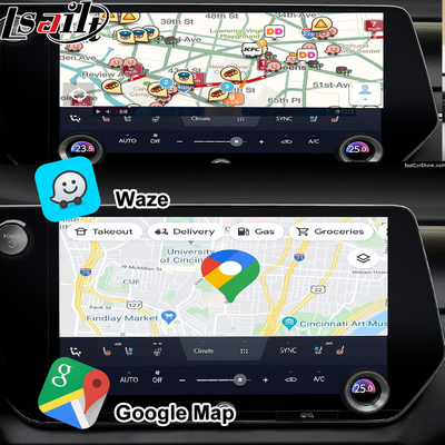 Giao diện video đa phương tiện Android cho RX350h RX500H 2023-2024 NX LX GX ES Bao gồm NetFlix, YouTube, khe cắm thẻ SIM