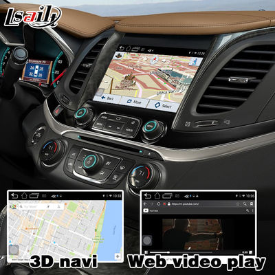 Giao diện video Chevrolet Impala Android 6.0 với liên kết video gương chiếu hậu WiFi