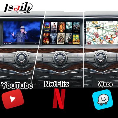 Lsailt 8G Smart Infotainment Module cho Nissan Armada Patrol Support Headrest Screen, CarPlay không dây, NetFlix