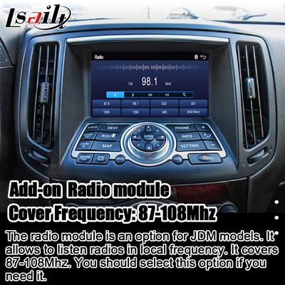 Nissan Multimedia Interface cho 370GT, Skyline, Infiniti G37, Q40, Q60 Hỗ trợ YouTube, CarPlay, Màn hình dựa đầu