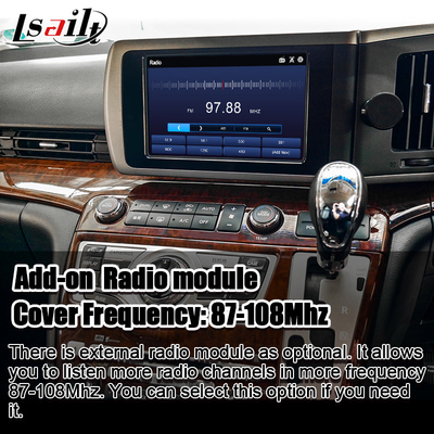 Lsailt 8G Android Smart Infotainment Module cho Nissan Elgrand E51 Series 3 Hỗ trợ CarPlay, YouTube, Màn hình dựa đầu