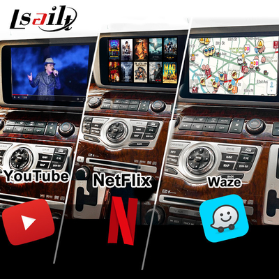 Lsailt 8G Android Smart Infotainment Module cho Nissan Elgrand E51 Series 3 Hỗ trợ CarPlay, YouTube, Màn hình dựa đầu