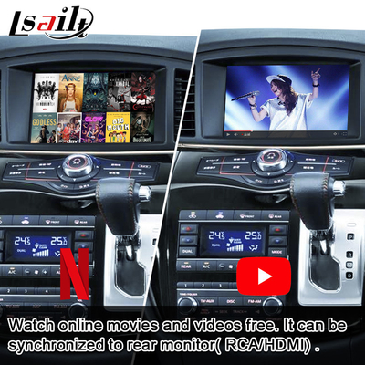 Android 13 8G Android Smart Infotainment Module cho Nissan Elgrand E52 2010-bao gồm CarPlay, YouTube, màn hình dựa đầu