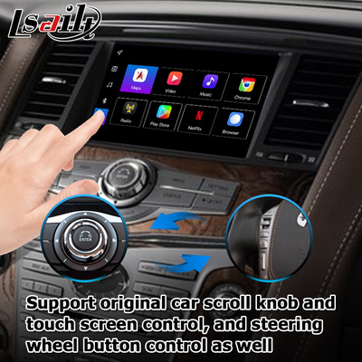 Infiniti QX80 / QX56 Android Auto Carplay Giao diện dựa trên Qualcomm 8+128
