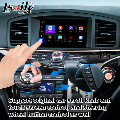 Nissan Elgrand Quest E52 giao diện video Android 13 Box carplay Android auto module 8+128