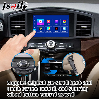 Android 13 Hệ thống giao diện chơi xe không dây cho Nissan Quest RE52 Elgrand E52 2011-2020