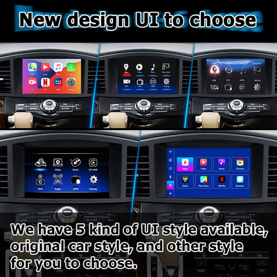 Android 13 Hệ thống giao diện chơi xe không dây cho Nissan Quest RE52 Elgrand E52 2011-2020