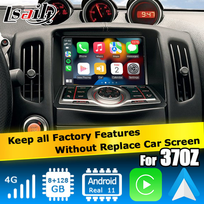 Nissan 370z Z34 Carplay Android giao diện tự động carplay Box 8 + 128 Android 13 nâng cấp OEM