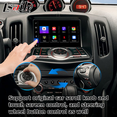 Nissan 370z Z34 Carplay Android giao diện tự động carplay Box 8 + 128 Android 13 nâng cấp OEM