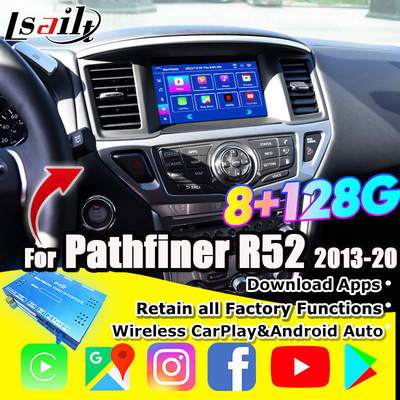 Nissan Multimedia Interface 8G Android 13 Infotainment Interface cho Pathfinder R52 2013-2020 Armada Patrol với CarPlay