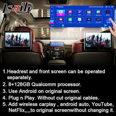 Nissan Multmedia Interface cho Teana J32 Murano Quest Patrol Android 13 Infotainment Module với NetFlix, YouTube