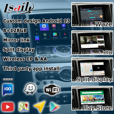 Infiniti G series Skyline G37 G25 G35 Q40 V36 Android 13 giao diện video với carplay android auto