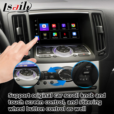 Infiniti G series Skyline G37 G25 G35 Q40 V36 Android 13 giao diện video với carplay android auto