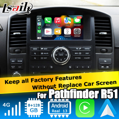 Nissan Pathfinder R51 giao diện đa phương tiện Android Carplay Android Auto