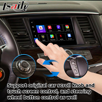 Nissan Patrol Armada Y62 Android 13 Qualcomm 8+128GB Carplay Android hộp giao diện video tự động