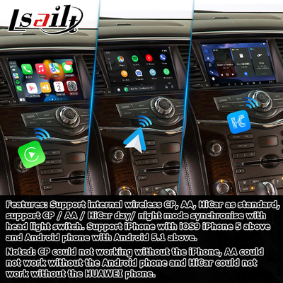 Nissan Patrol Armada Y62 Android 13 Qualcomm 8+128GB Carplay Android hộp giao diện video tự động