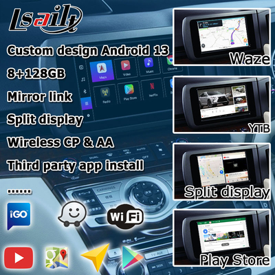 Nissan Elgrand E51 series 3 Android 13 Qualcomm 8+128GB Carplay Android Auto giao diện video