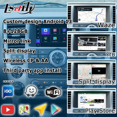 Nissan Armada TA60 kiểu nhà máy giao diện video đa phương tiện Android, hỗ trợ Carplay không dây Android Auto