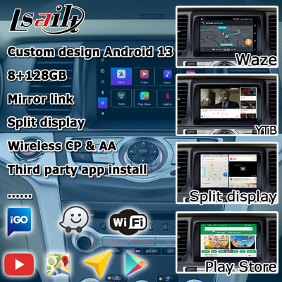 Nissan Murano Z51 Android 13 Carplay Android Auto dựa trên Qualcomm 13 8+128GB
