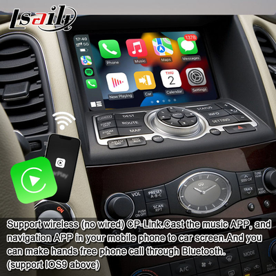 Lsailt 8G Android Infotainment Module cho Infiniti EX QX50 2008-2017 Bao gồm Wireless CarPlay, YouTube, NetFlix