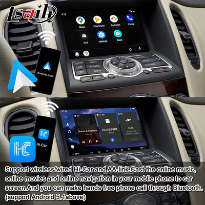 Lsailt 8G Android Infotainment Module cho Infiniti EX QX50 2008-2017 Bao gồm Wireless CarPlay, YouTube, NetFlix