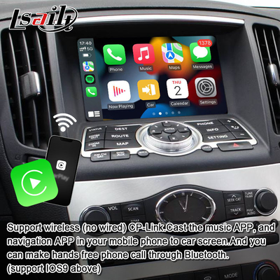Lsailt 8G Android Infotainment Module cho Infiniti Q60 G37 G35 Q40 2008-2016 Bao gồm Wireless CarPlay, Android Auto